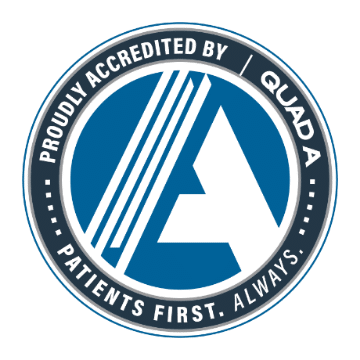 QUAD A badge